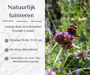 flyer over lezing natuurlijk tuinieren 19 mei